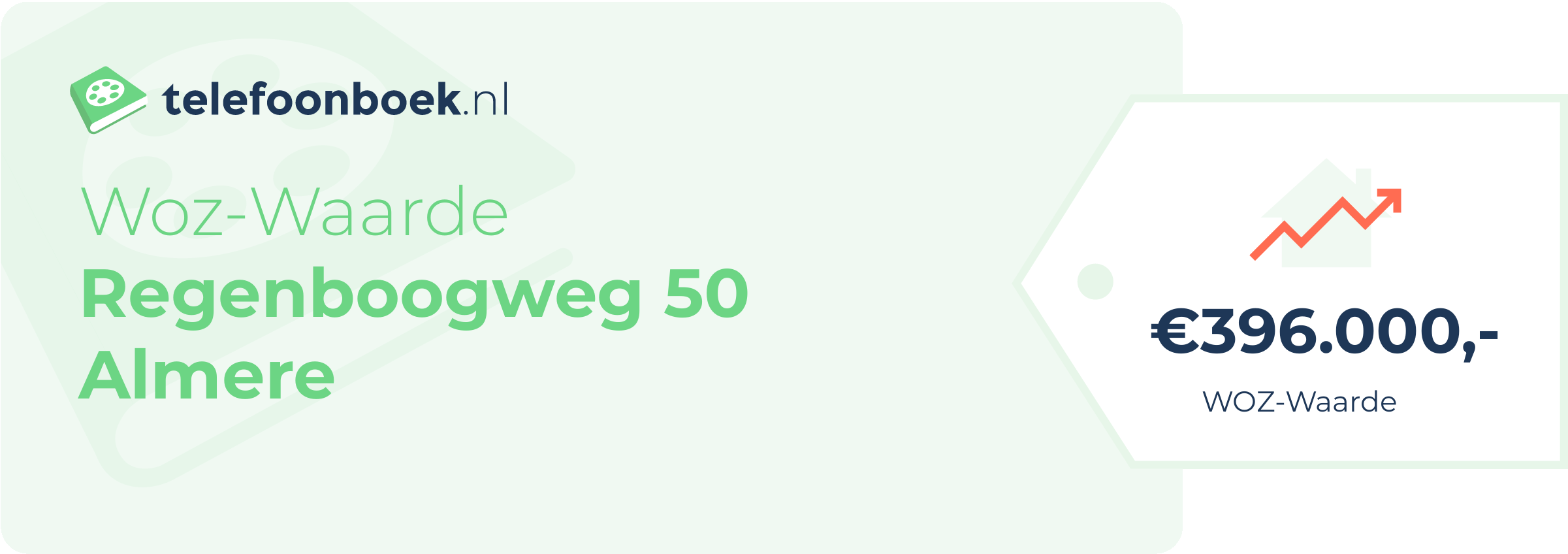 WOZ-waarde Regenboogweg 50 Almere