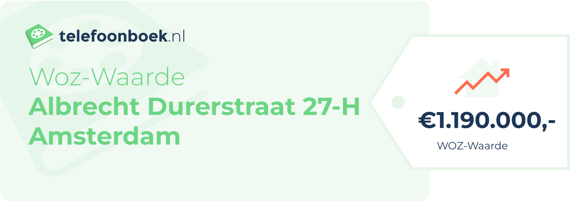 WOZ-waarde Albrecht Durerstraat 27-H Amsterdam