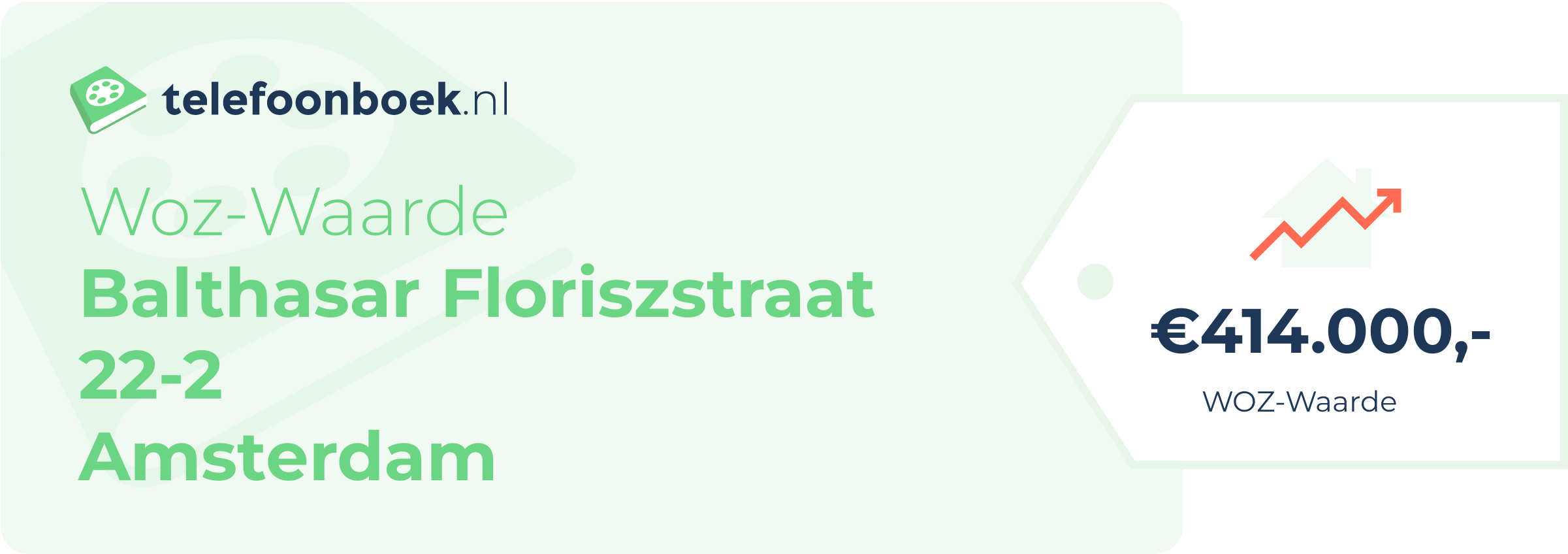 WOZ-waarde Balthasar Floriszstraat 22-2 Amsterdam
