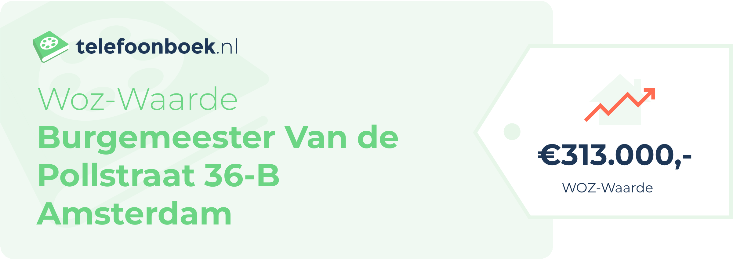 WOZ-waarde Burgemeester Van De Pollstraat 36-B Amsterdam