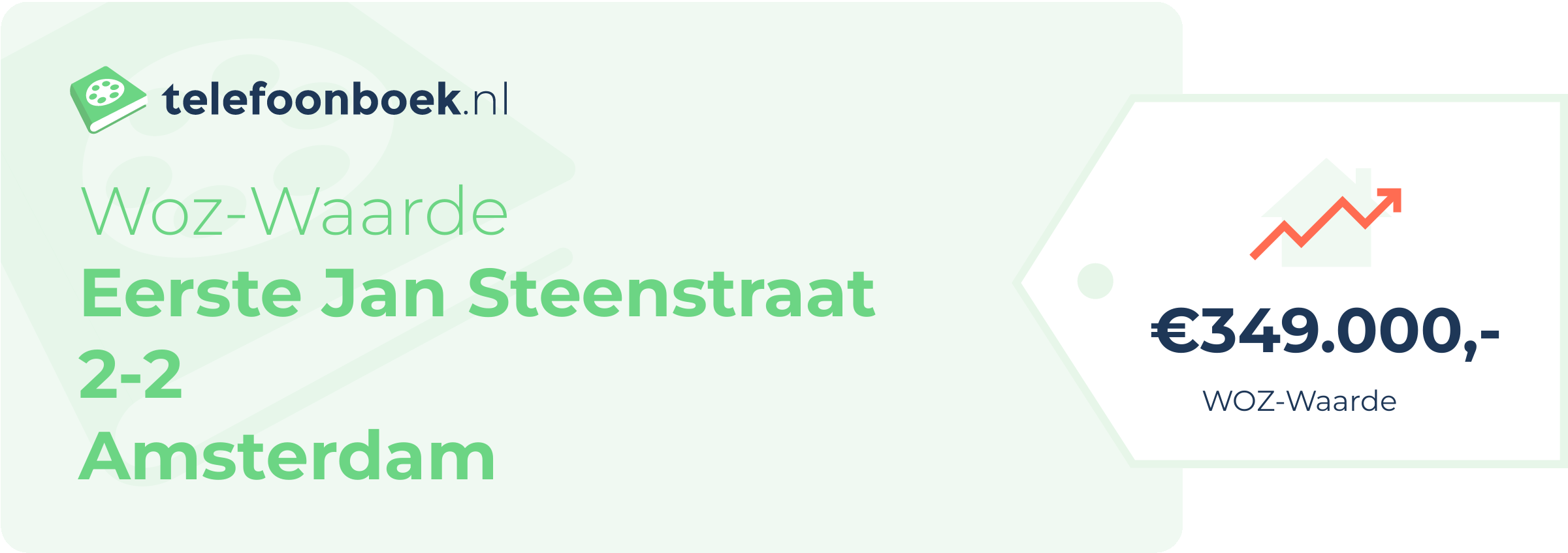 WOZ-waarde Eerste Jan Steenstraat 2-2 Amsterdam