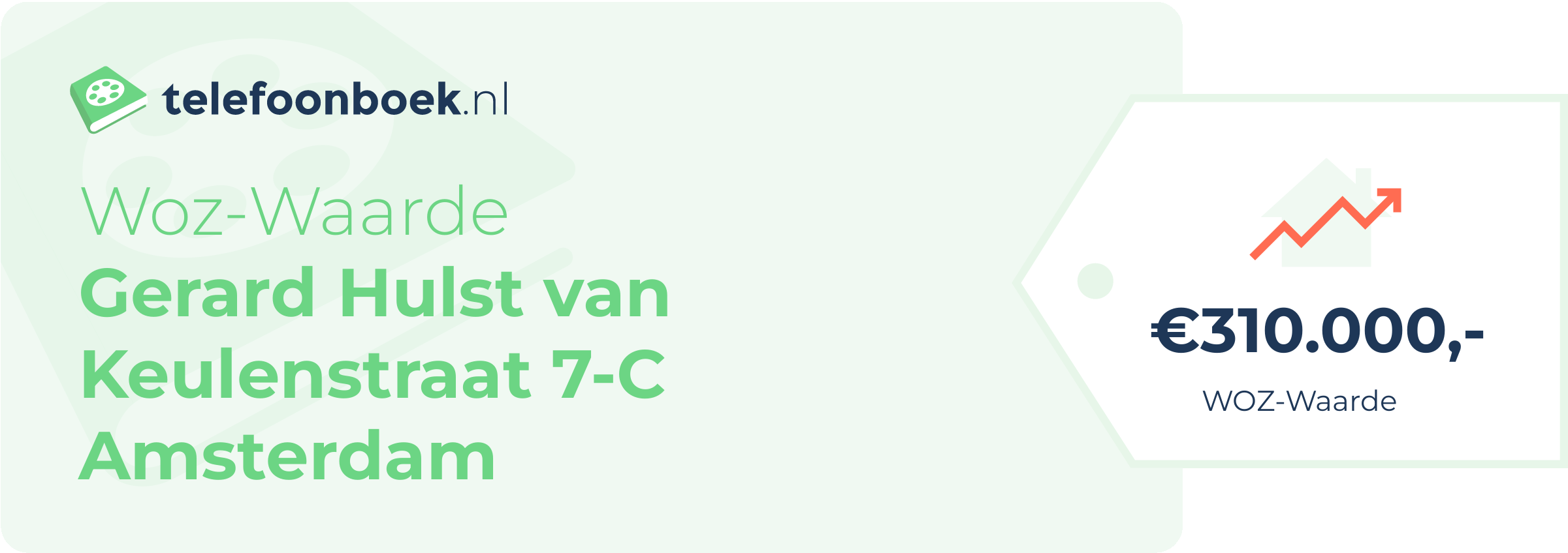 WOZ-waarde Gerard Hulst Van Keulenstraat 7-C Amsterdam
