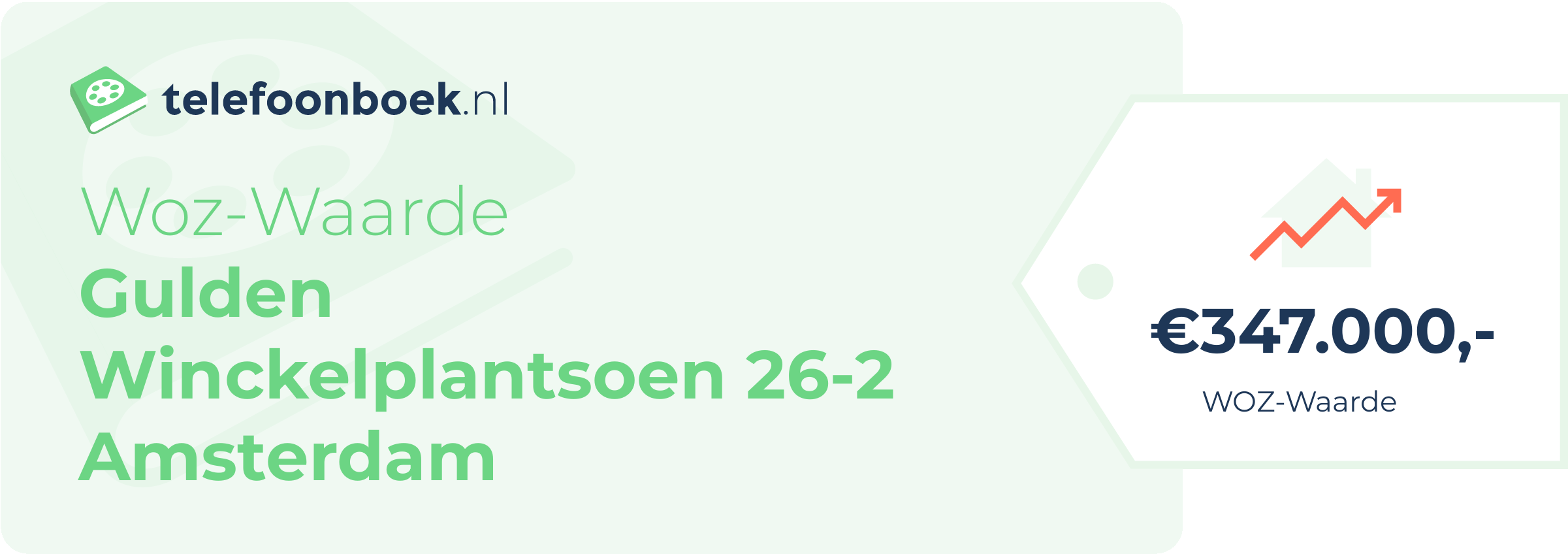 WOZ-waarde Gulden Winckelplantsoen 26-2 Amsterdam