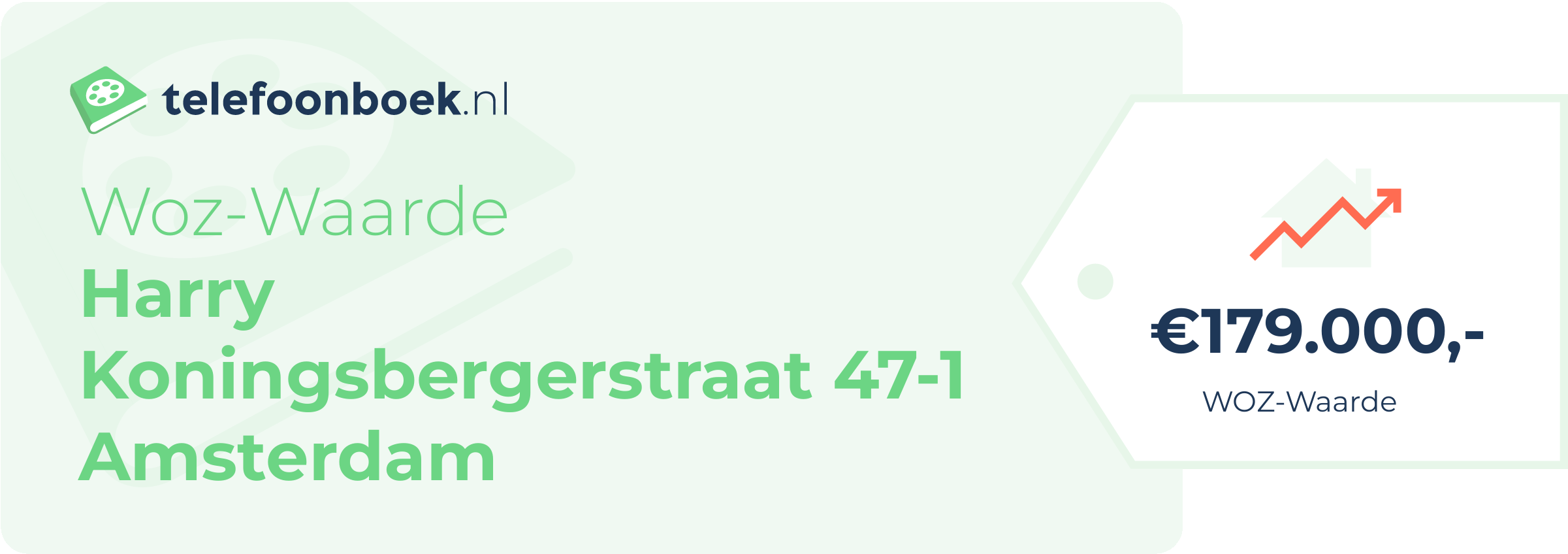 WOZ-waarde Harry Koningsbergerstraat 47-1 Amsterdam