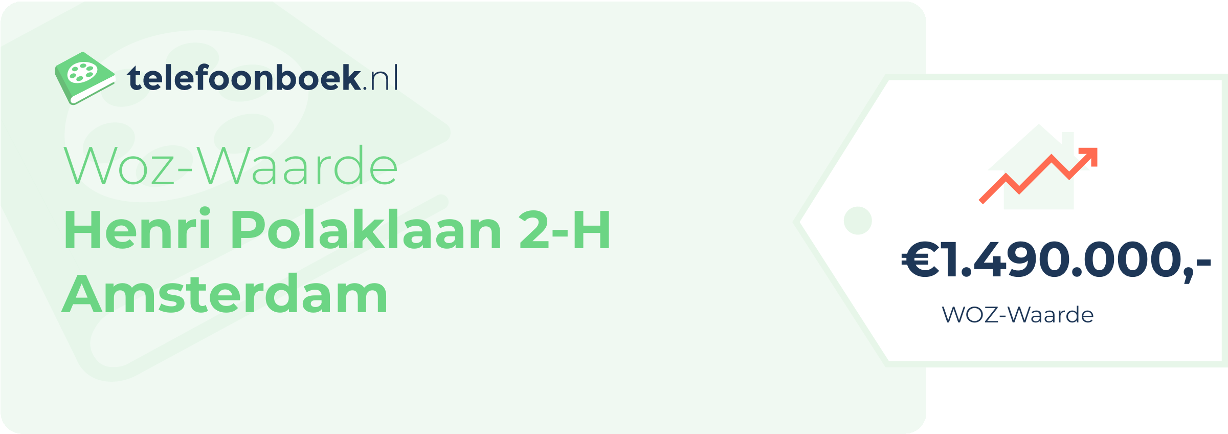 WOZ-waarde Henri Polaklaan 2-H Amsterdam