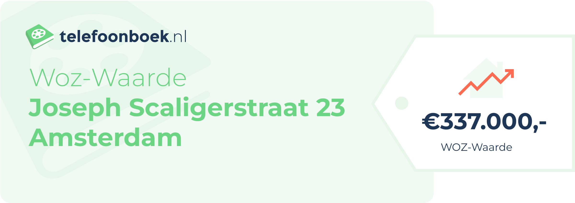 WOZ-waarde Joseph Scaligerstraat 23 Amsterdam