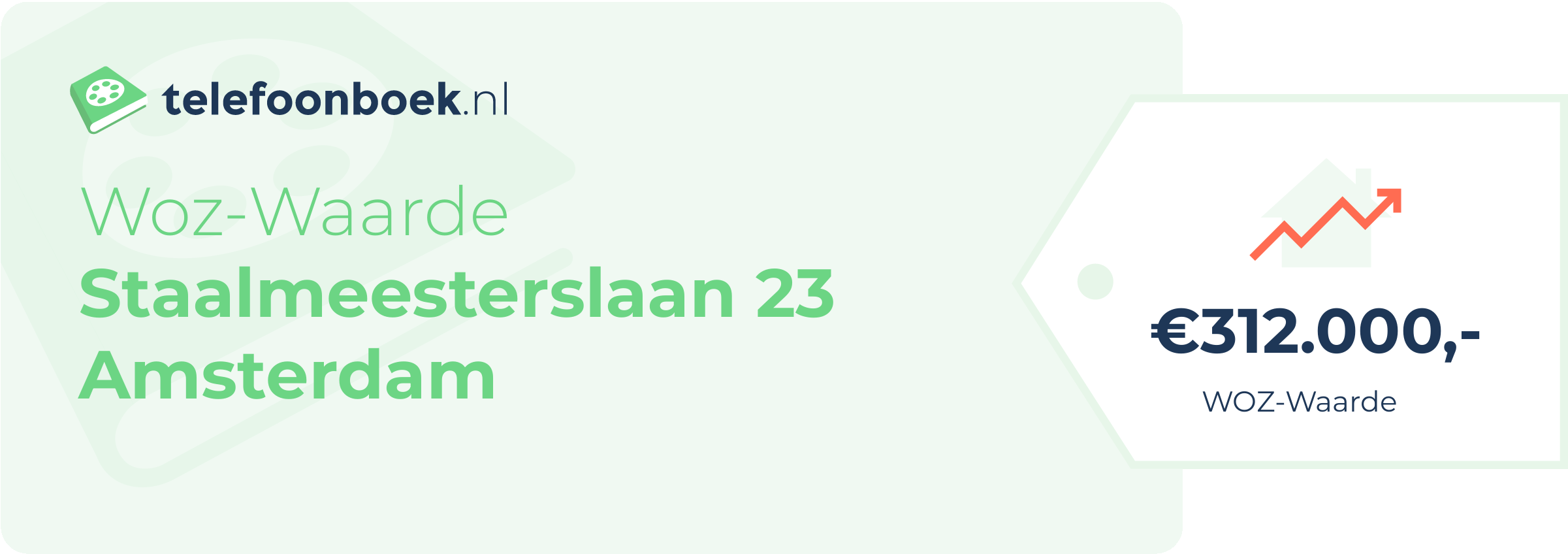 WOZ-waarde Staalmeesterslaan 23 Amsterdam