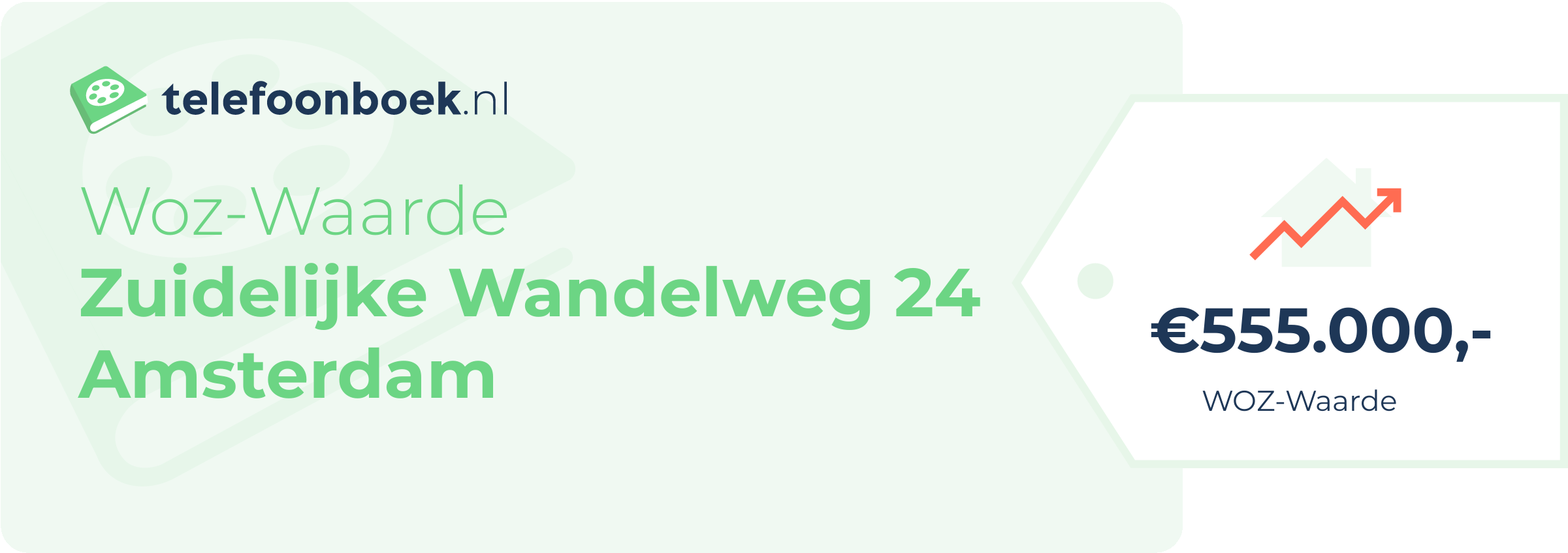 WOZ-waarde Zuidelijke Wandelweg 24 Amsterdam