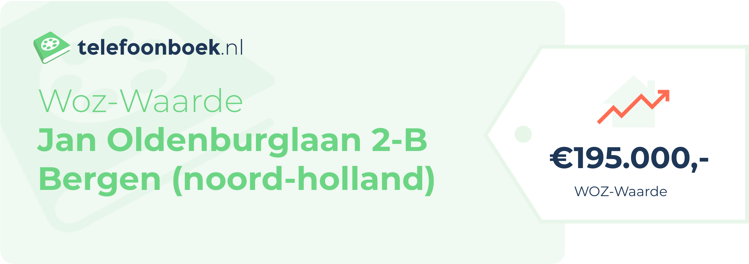 WOZ-waarde Jan Oldenburglaan 2-B Bergen (Noord-Holland)