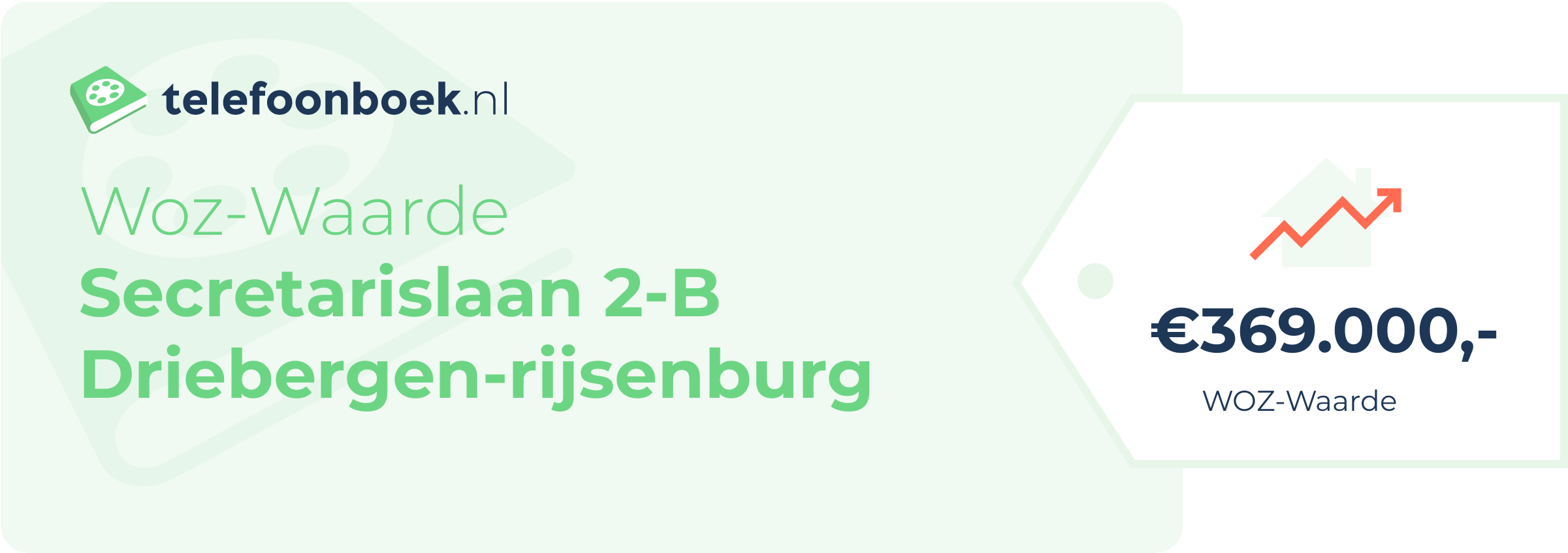 WOZ-waarde Secretarislaan 2-B Driebergen-Rijsenburg