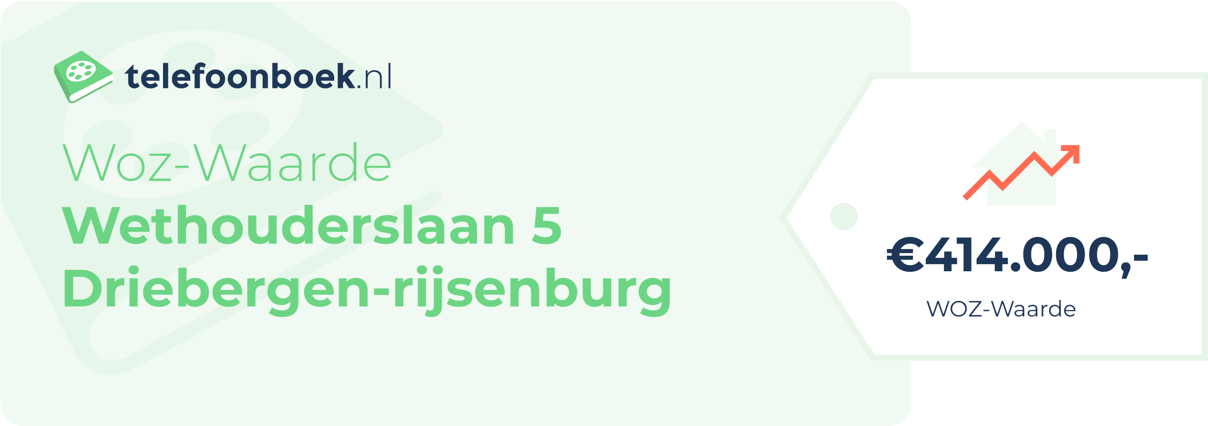 WOZ-waarde Wethouderslaan 5 Driebergen-Rijsenburg