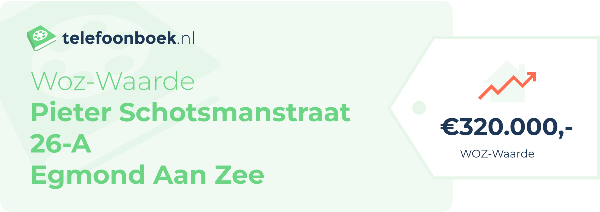 WOZ-waarde Pieter Schotsmanstraat 26-A Egmond Aan Zee