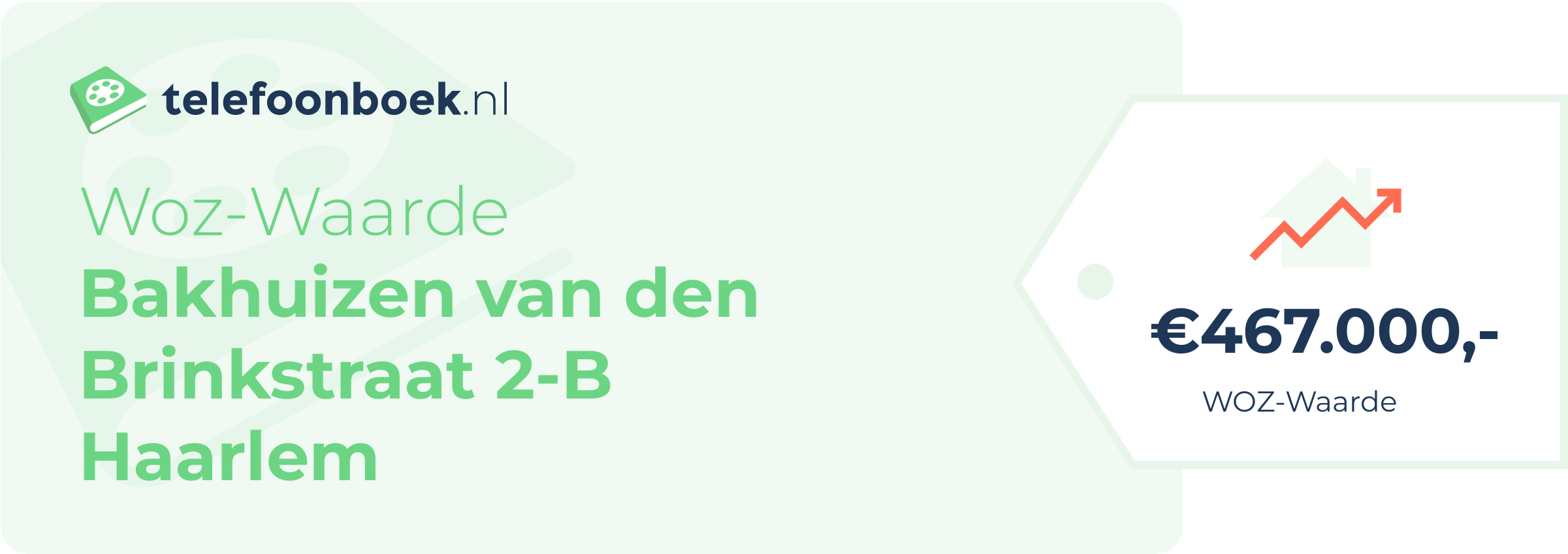 WOZ-waarde Bakhuizen Van Den Brinkstraat 2-B Haarlem