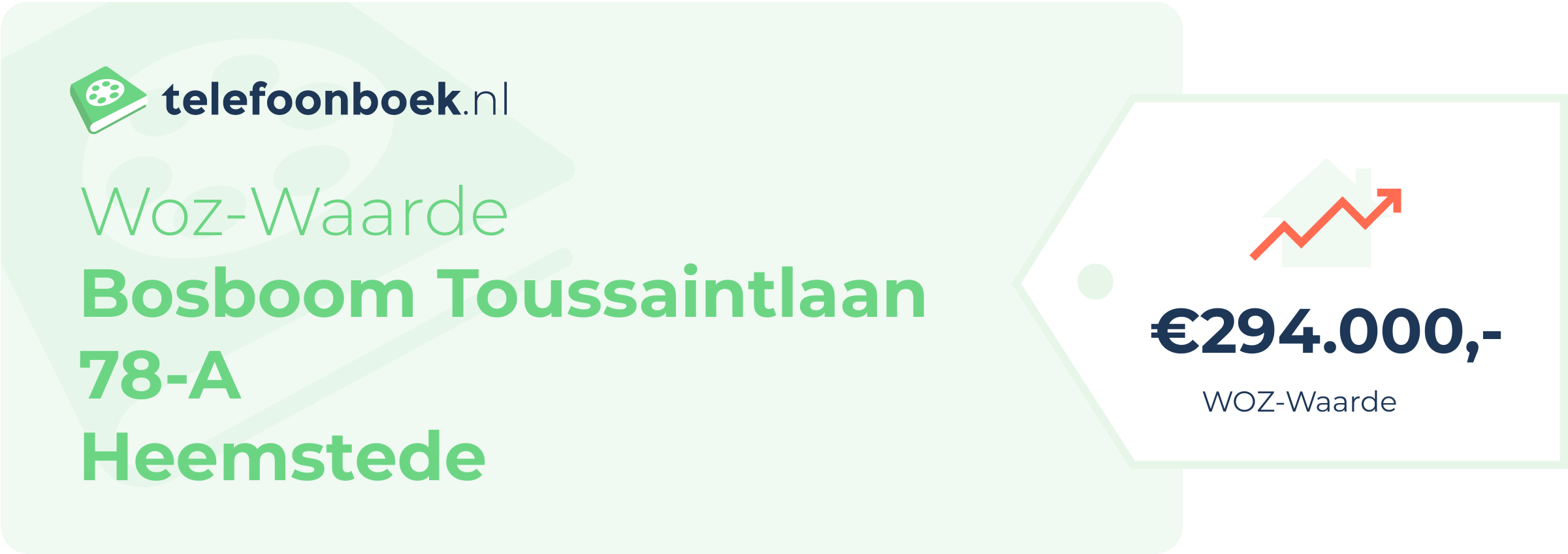 WOZ-waarde Bosboom Toussaintlaan 78-A Heemstede
