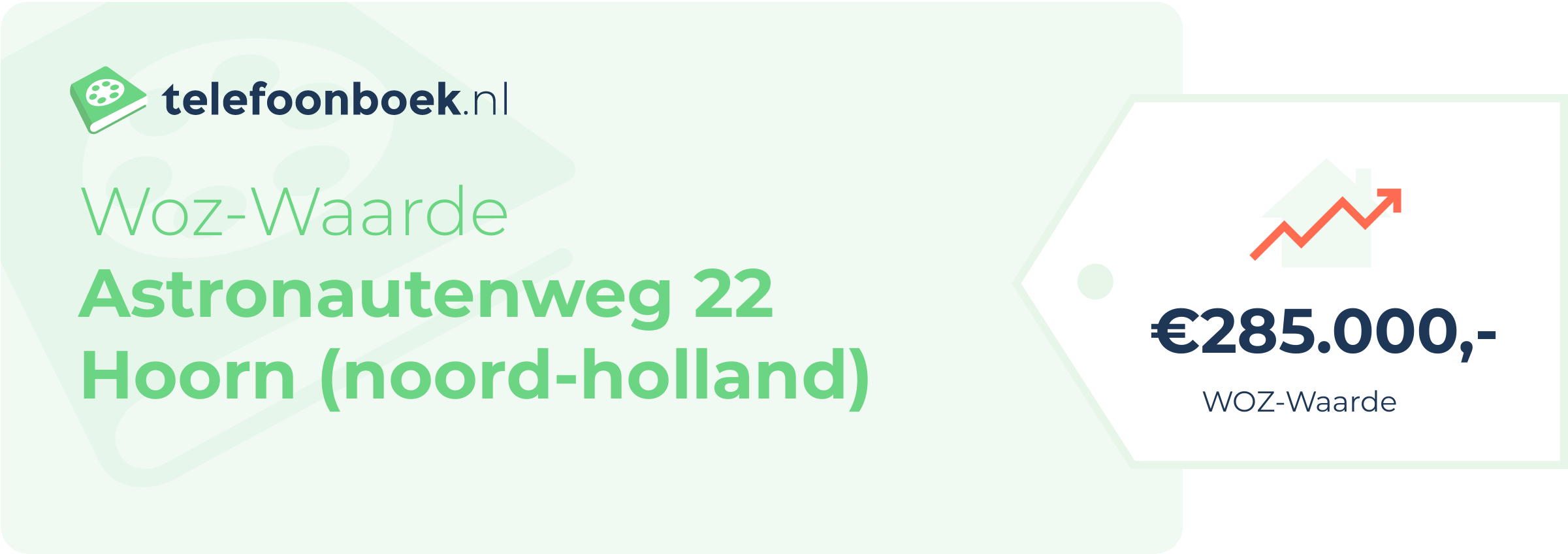 WOZ-waarde Astronautenweg 22 Hoorn (Noord-Holland)