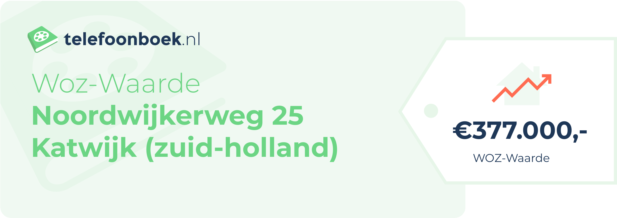 WOZ-waarde Noordwijkerweg 25 Katwijk (Zuid-Holland)