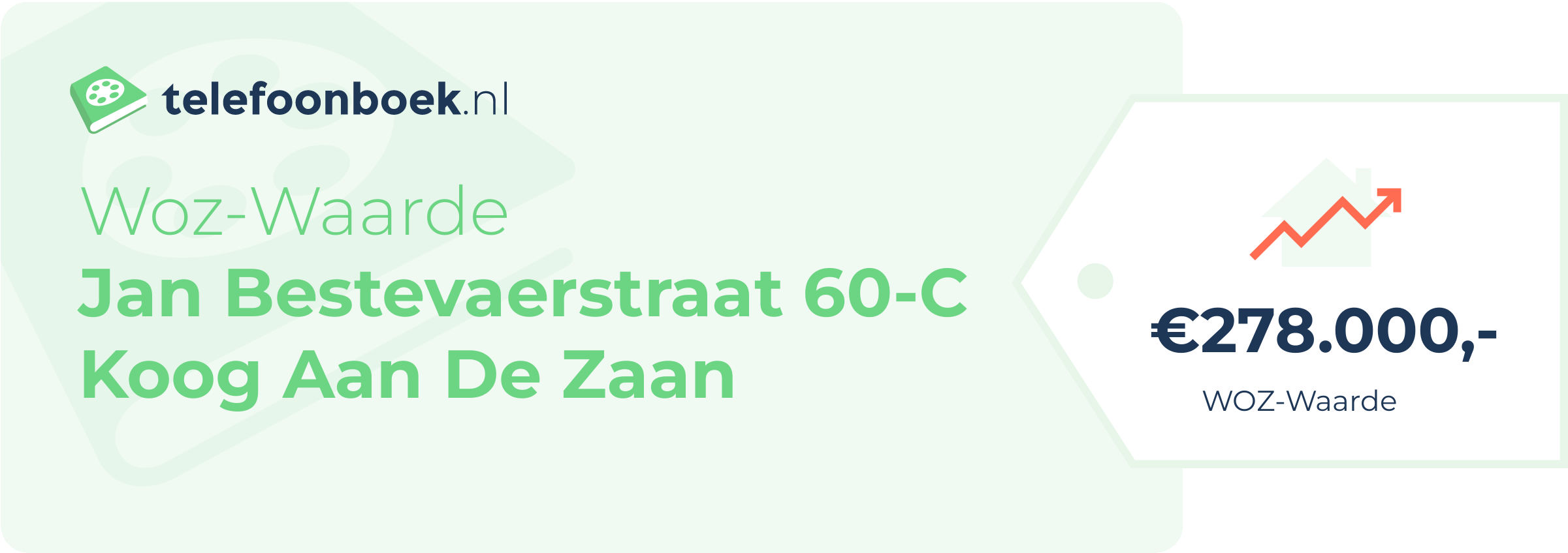 WOZ-waarde Jan Bestevaerstraat 60-C Koog Aan De Zaan