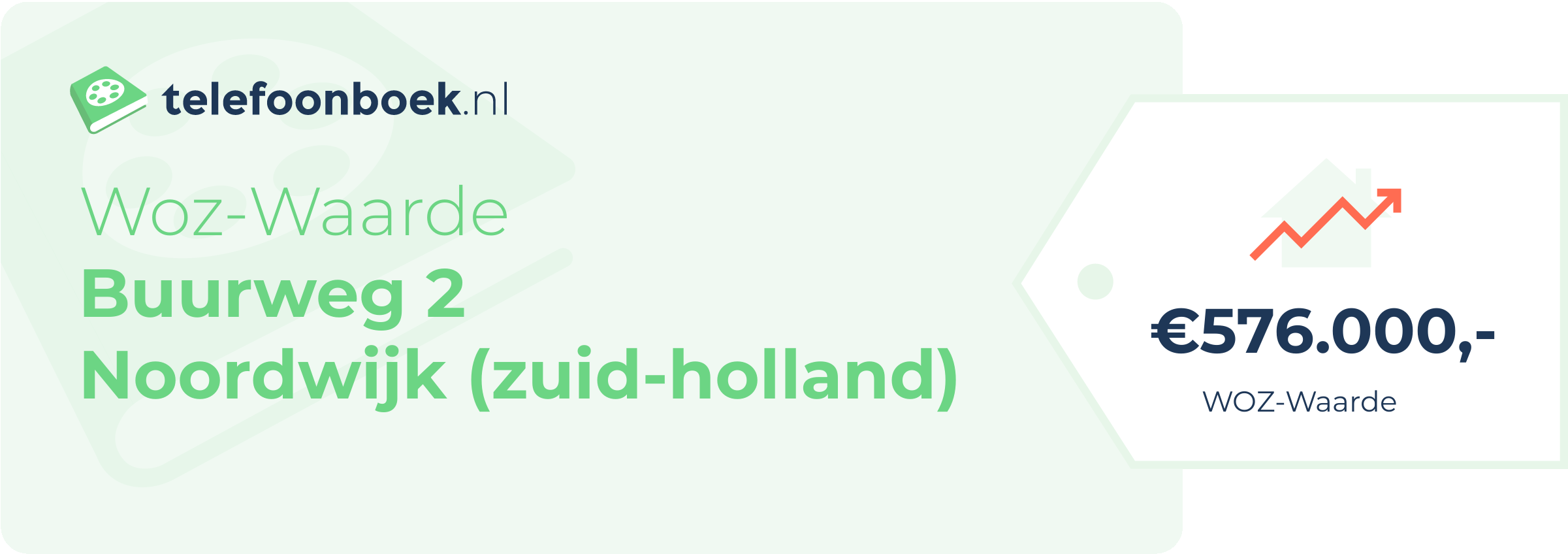 WOZ-waarde Buurweg 2 Noordwijk (Zuid-Holland)