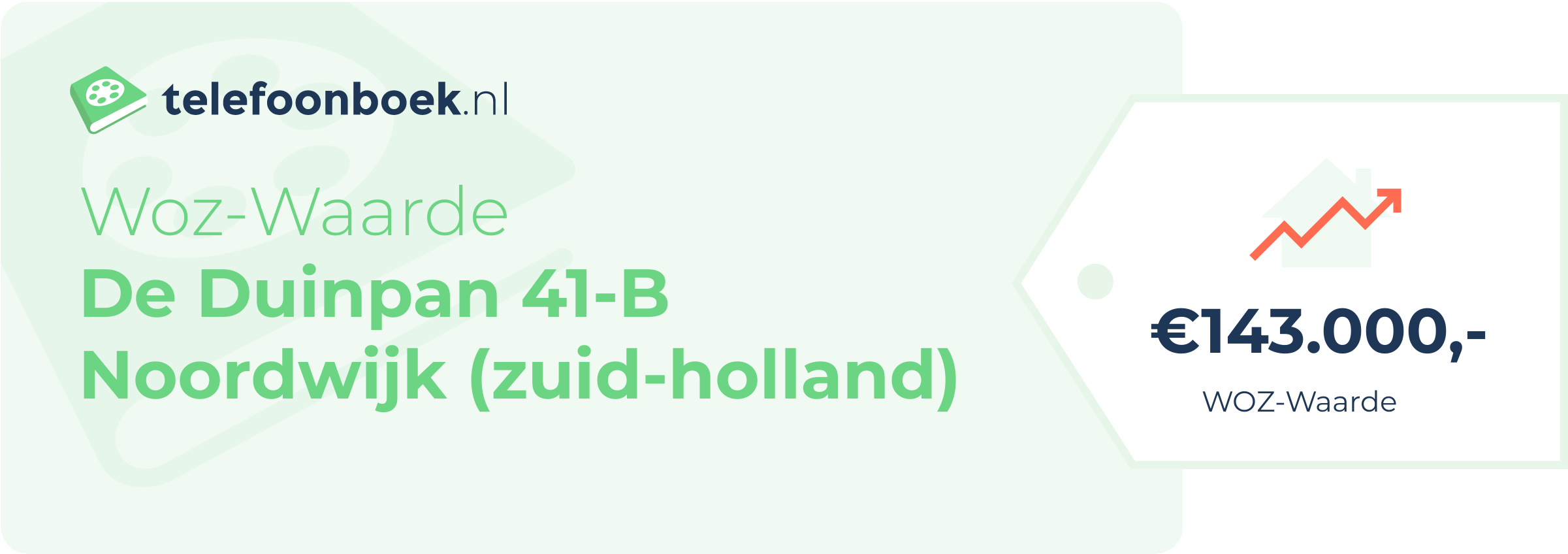 WOZ-waarde De Duinpan 41-B Noordwijk (Zuid-Holland)