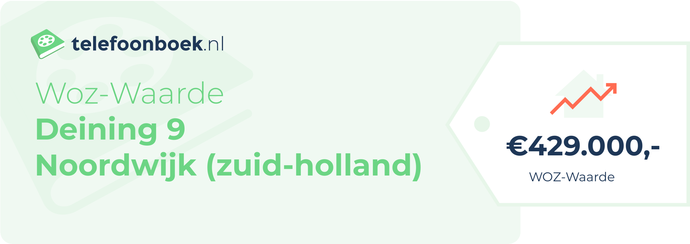 WOZ-waarde Deining 9 Noordwijk (Zuid-Holland)