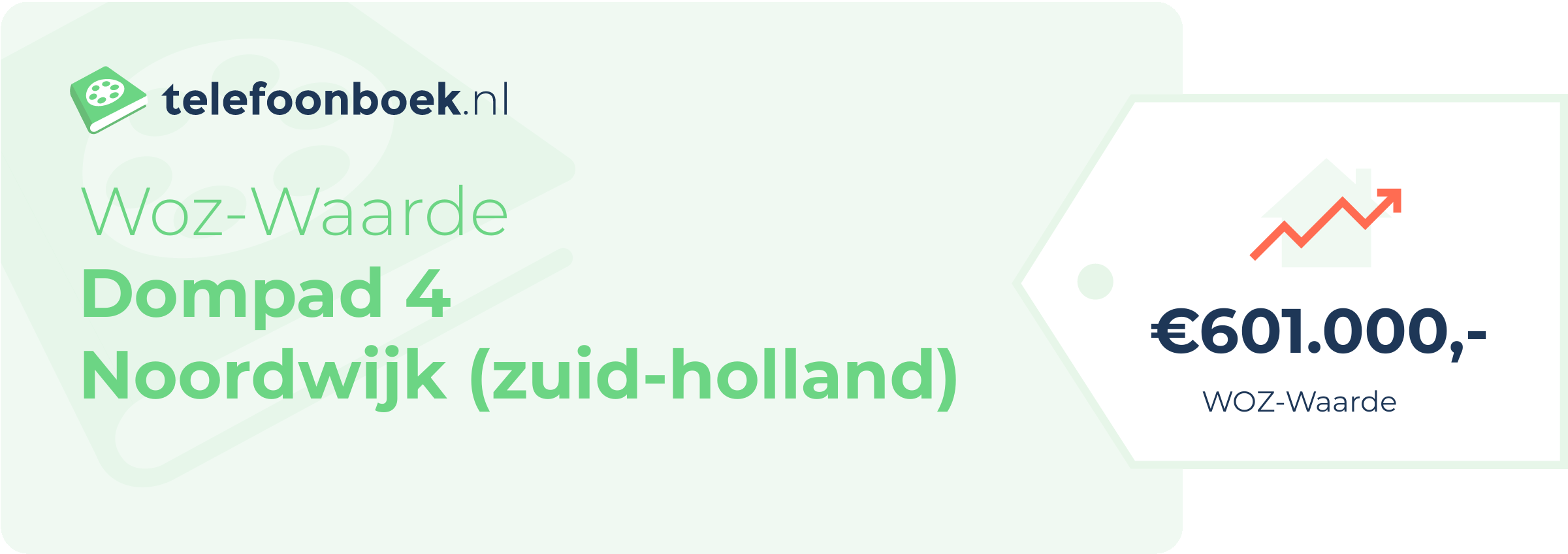WOZ-waarde Dompad 4 Noordwijk (Zuid-Holland)