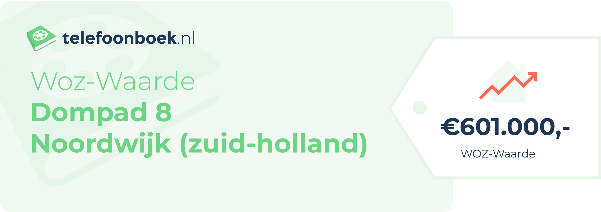 WOZ-waarde Dompad 8 Noordwijk (Zuid-Holland)