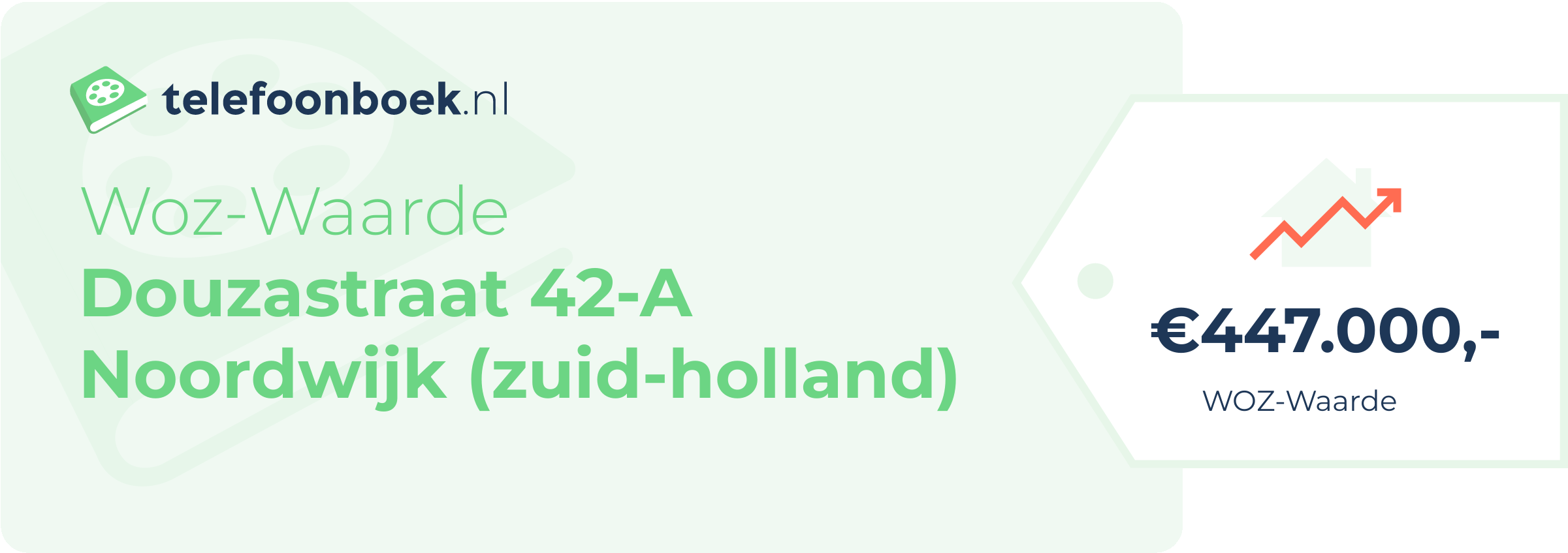 WOZ-waarde Douzastraat 42-A Noordwijk (Zuid-Holland)