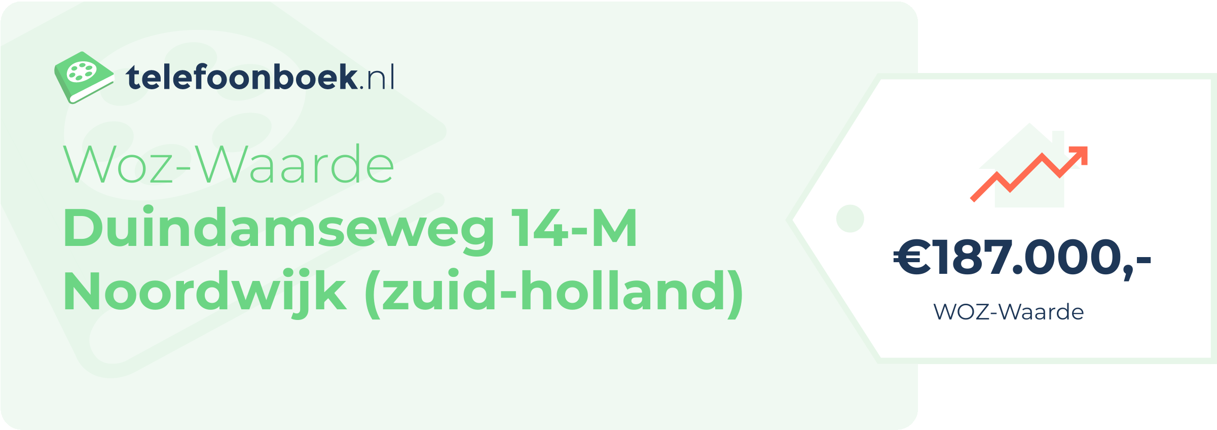 WOZ-waarde Duindamseweg 14-M Noordwijk (Zuid-Holland)