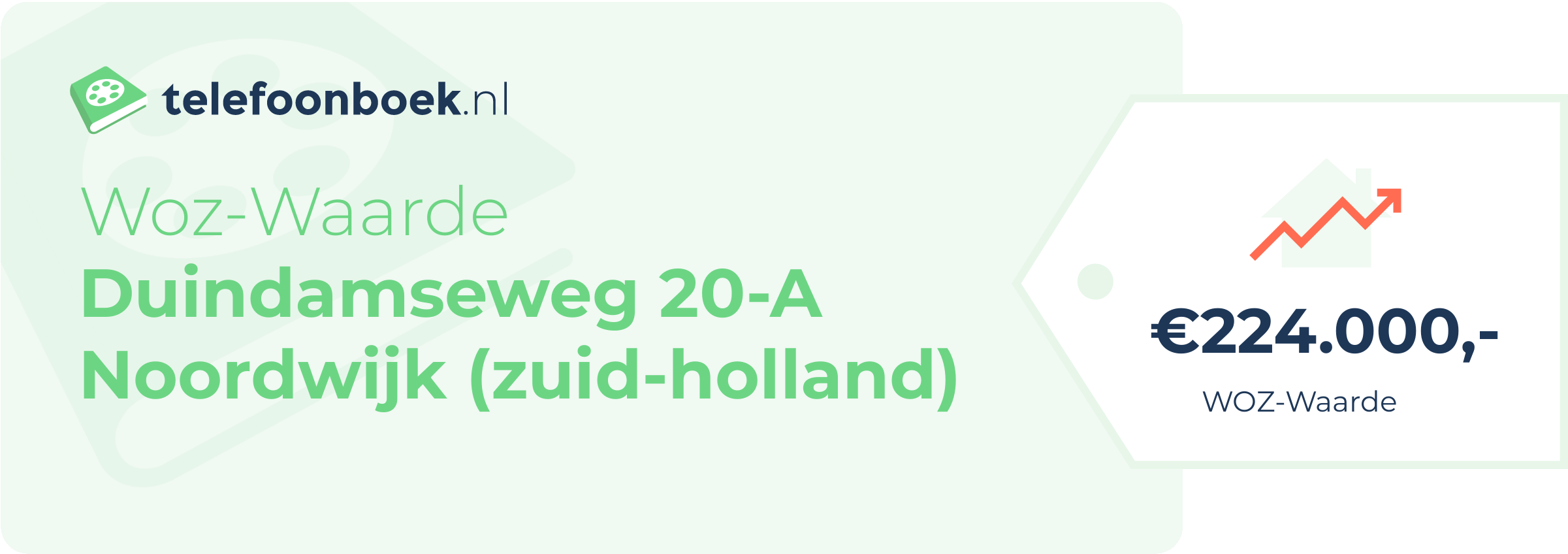 WOZ-waarde Duindamseweg 20-A Noordwijk (Zuid-Holland)