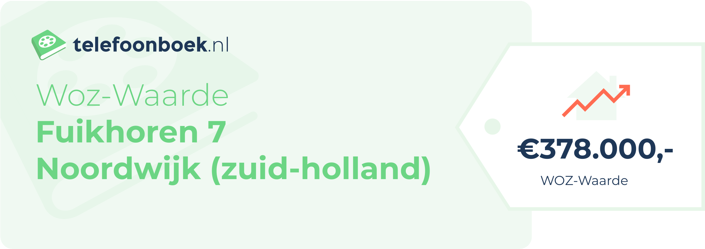 WOZ-waarde Fuikhoren 7 Noordwijk (Zuid-Holland)