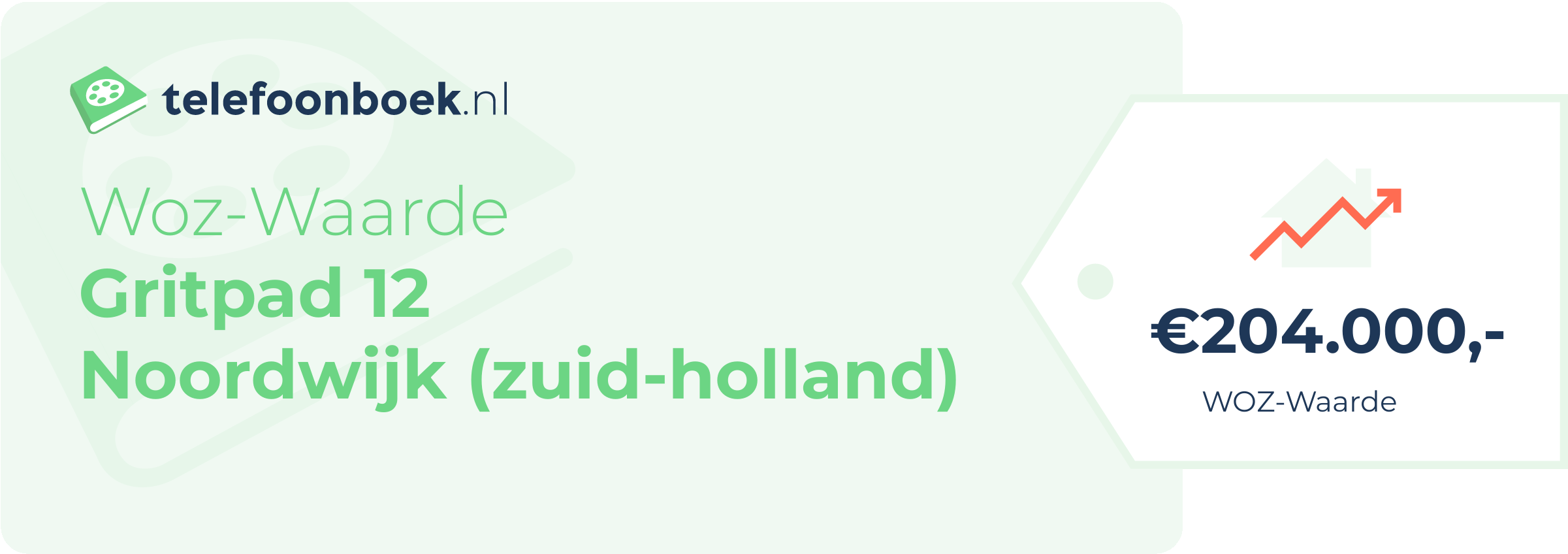WOZ-waarde Gritpad 12 Noordwijk (Zuid-Holland)