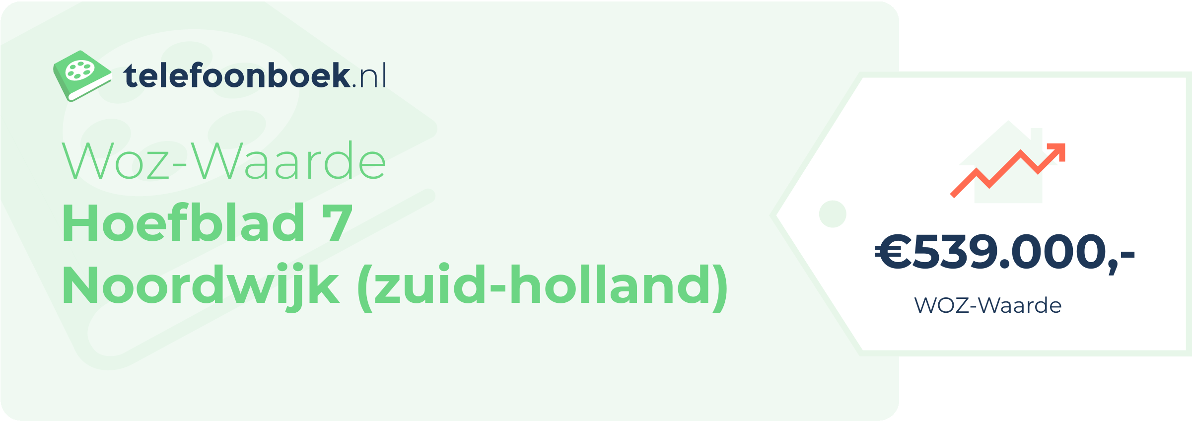 WOZ-waarde Hoefblad 7 Noordwijk (Zuid-Holland)