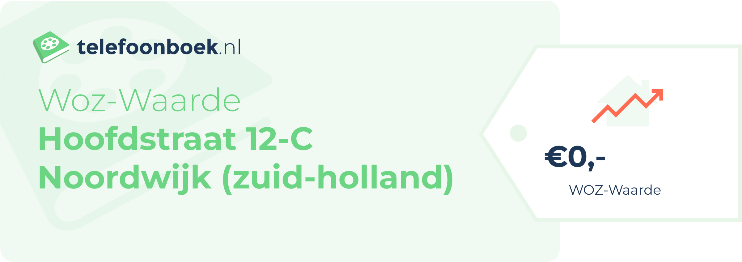 WOZ-waarde Hoofdstraat 12-C Noordwijk (Zuid-Holland)