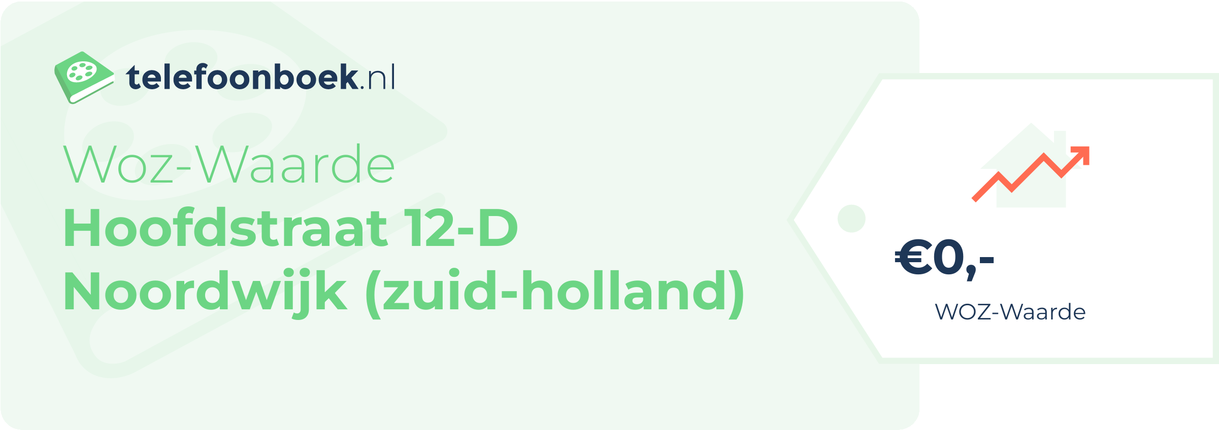 WOZ-waarde Hoofdstraat 12-D Noordwijk (Zuid-Holland)