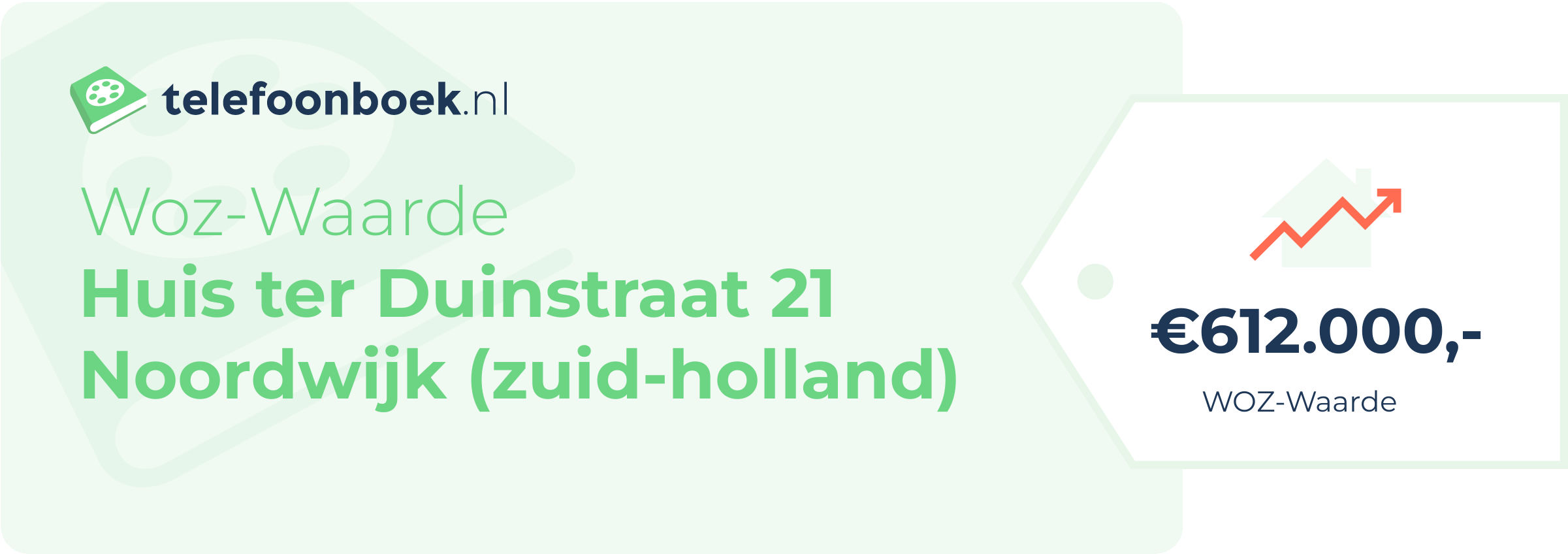 WOZ-waarde Huis Ter Duinstraat 21 Noordwijk (Zuid-Holland)