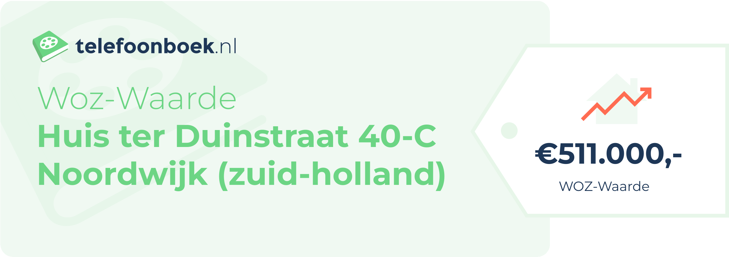 WOZ-waarde Huis Ter Duinstraat 40-C Noordwijk (Zuid-Holland)
