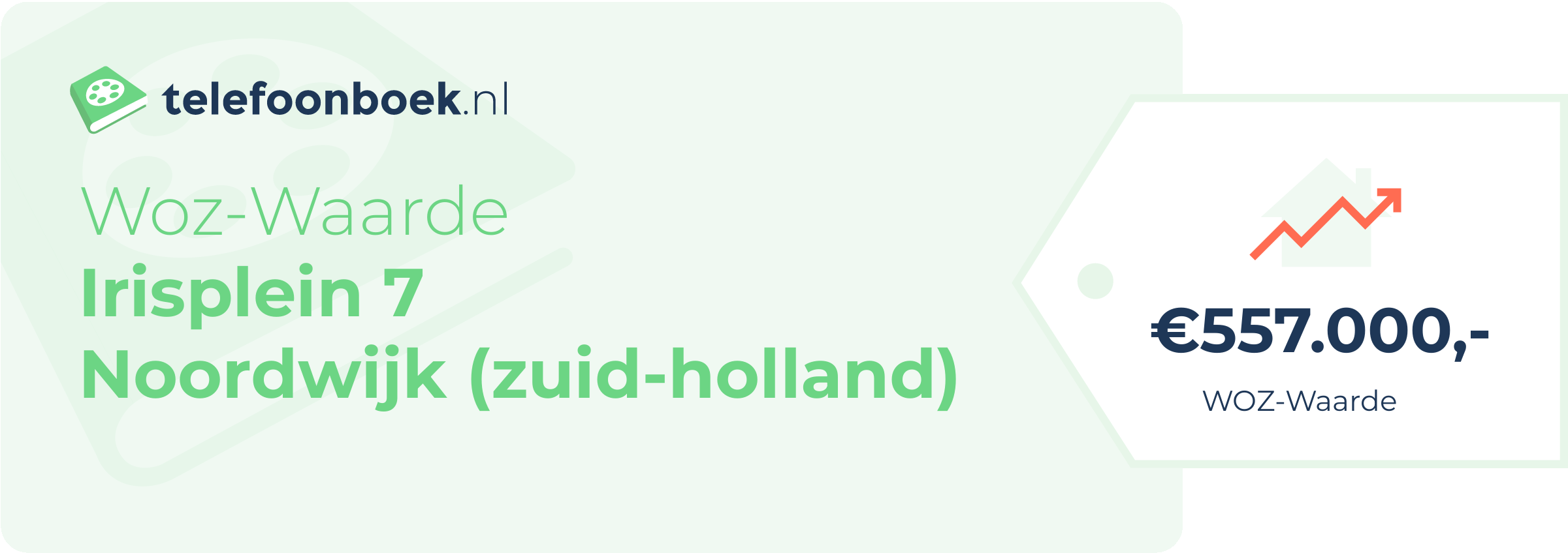 WOZ-waarde Irisplein 7 Noordwijk (Zuid-Holland)