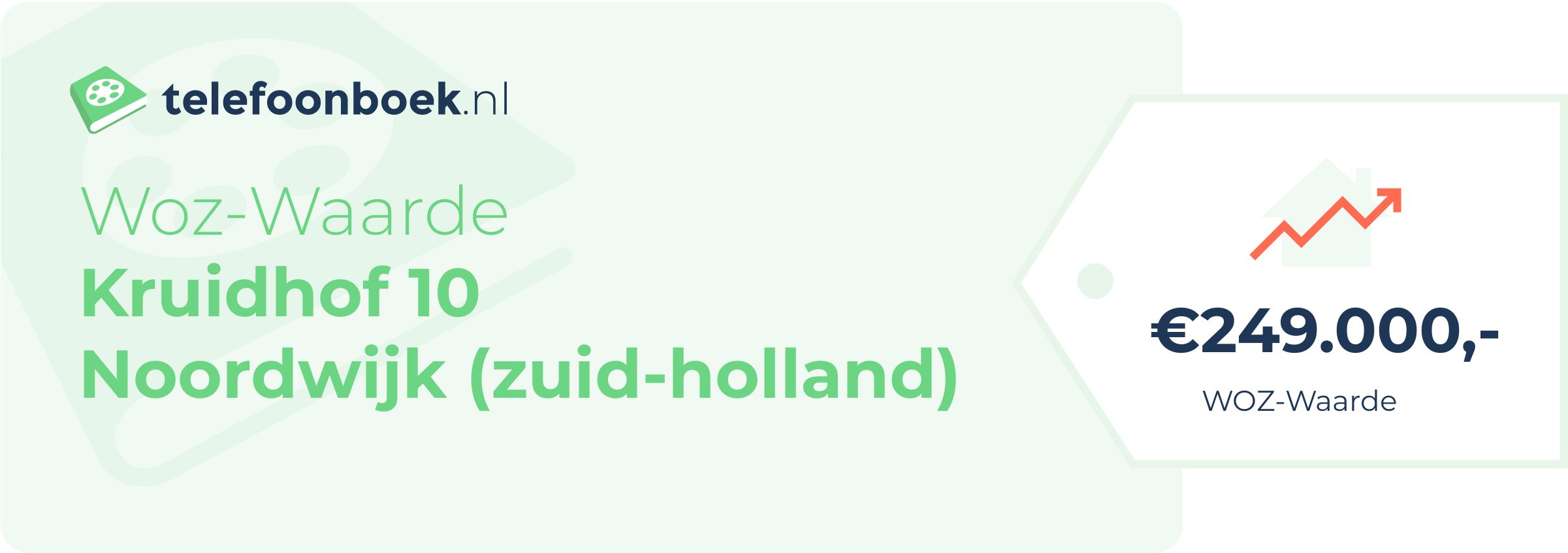 WOZ-waarde Kruidhof 10 Noordwijk (Zuid-Holland)