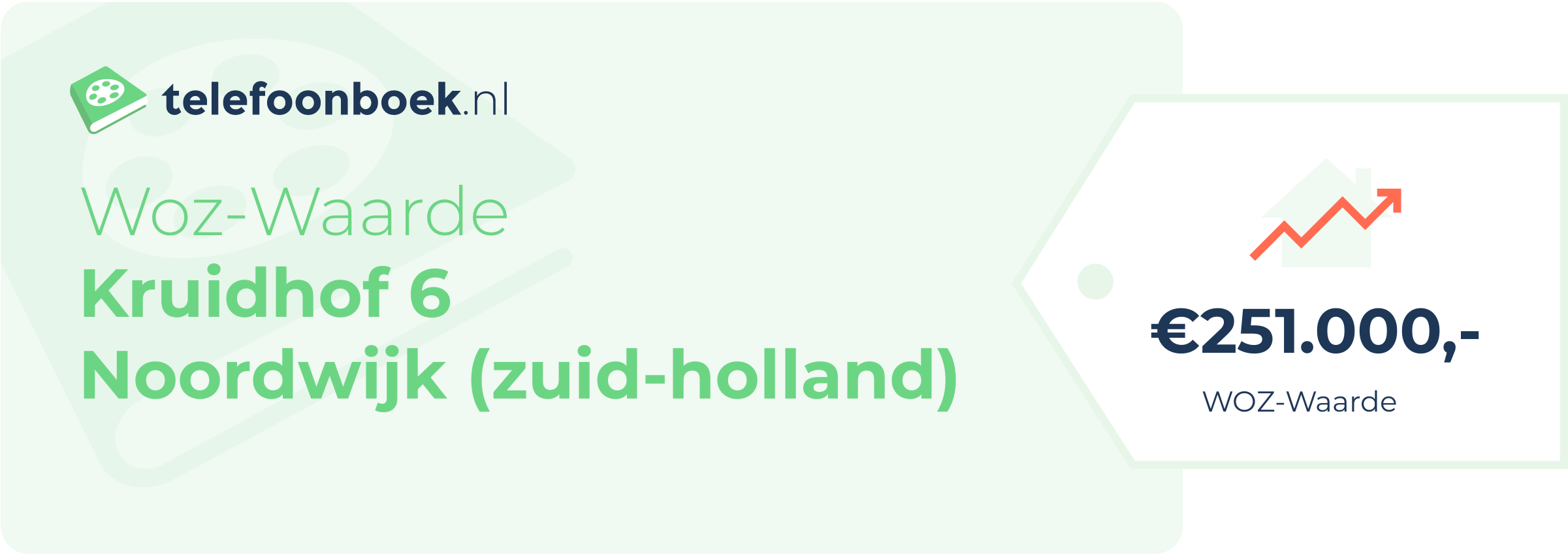 WOZ-waarde Kruidhof 6 Noordwijk (Zuid-Holland)