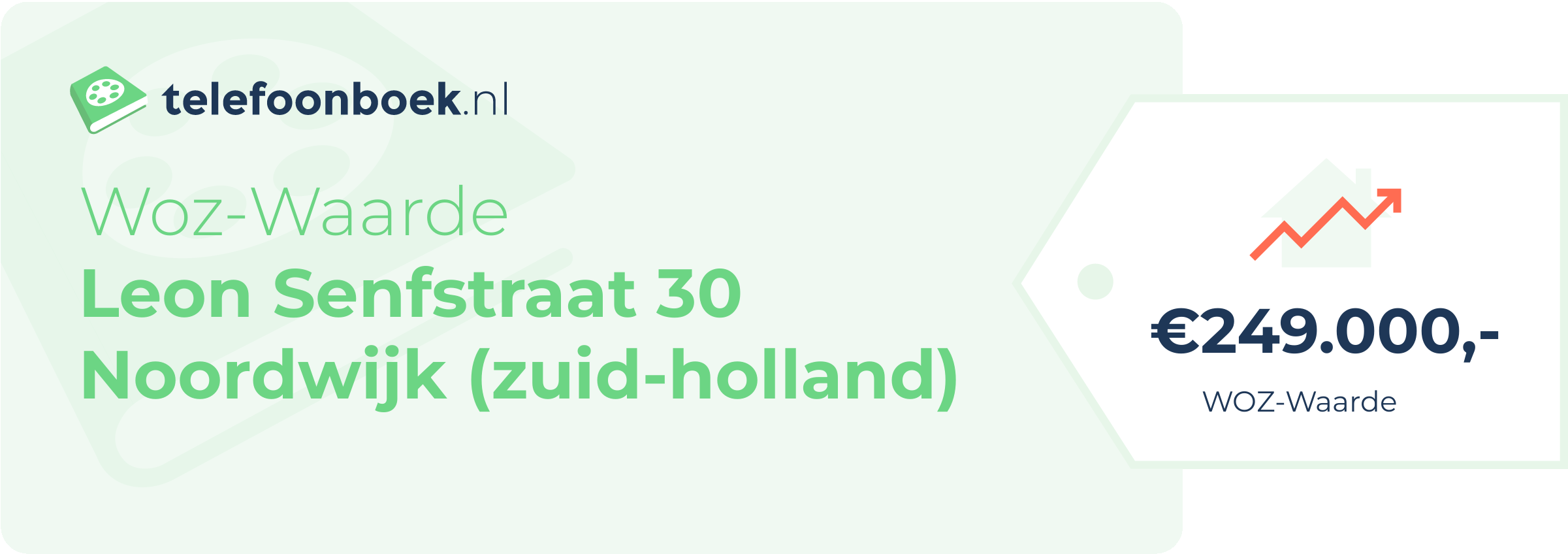 WOZ-waarde Leon Senfstraat 30 Noordwijk (Zuid-Holland)