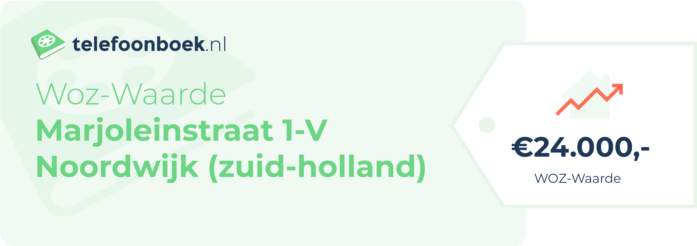 WOZ-waarde Marjoleinstraat 1-V Noordwijk (Zuid-Holland)