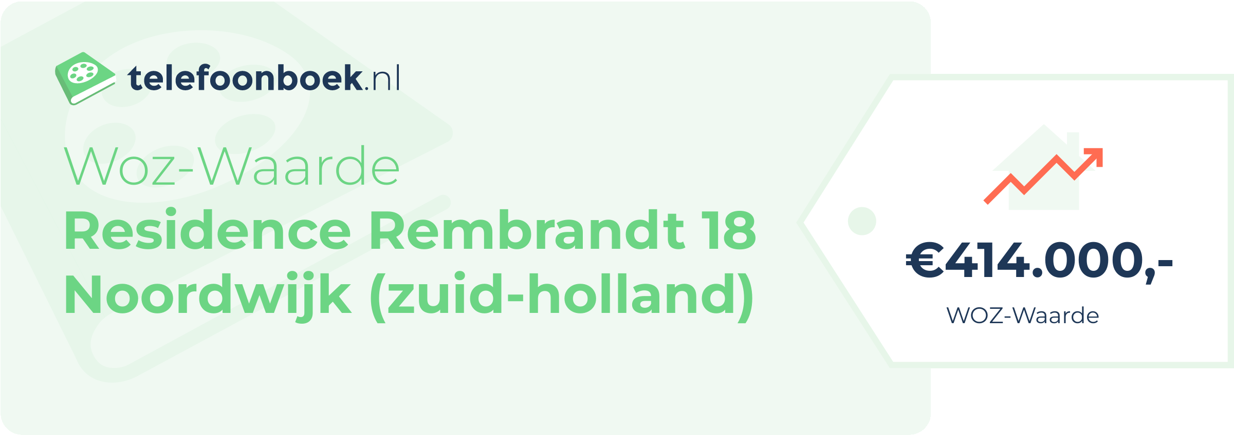 WOZ-waarde Residence Rembrandt 18 Noordwijk (Zuid-Holland)