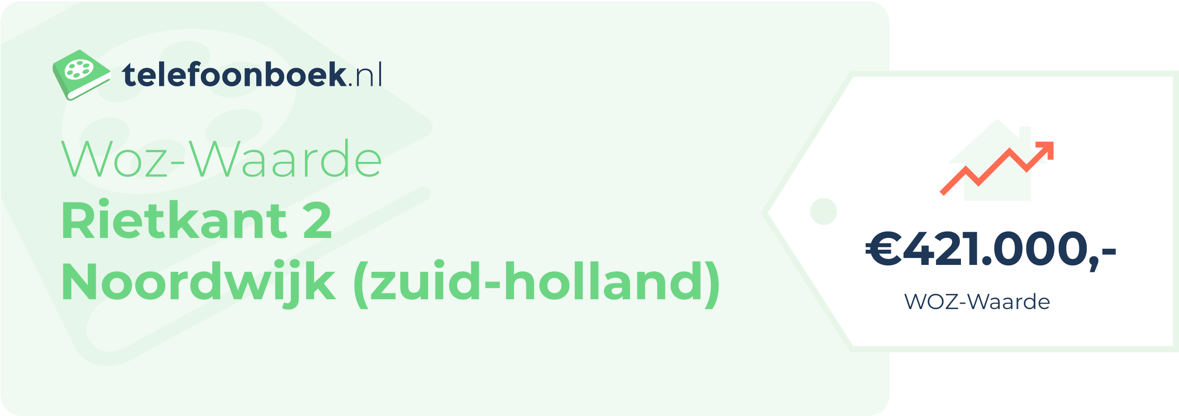 WOZ-waarde Rietkant 2 Noordwijk (Zuid-Holland)