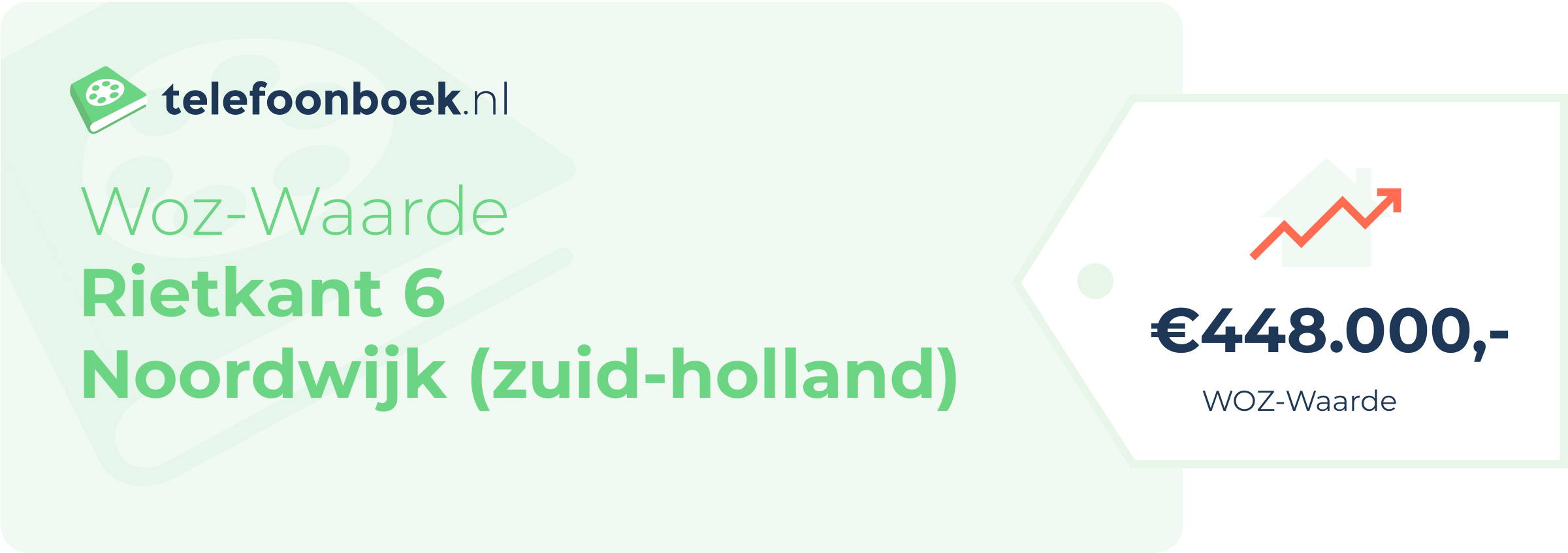 WOZ-waarde Rietkant 6 Noordwijk (Zuid-Holland)