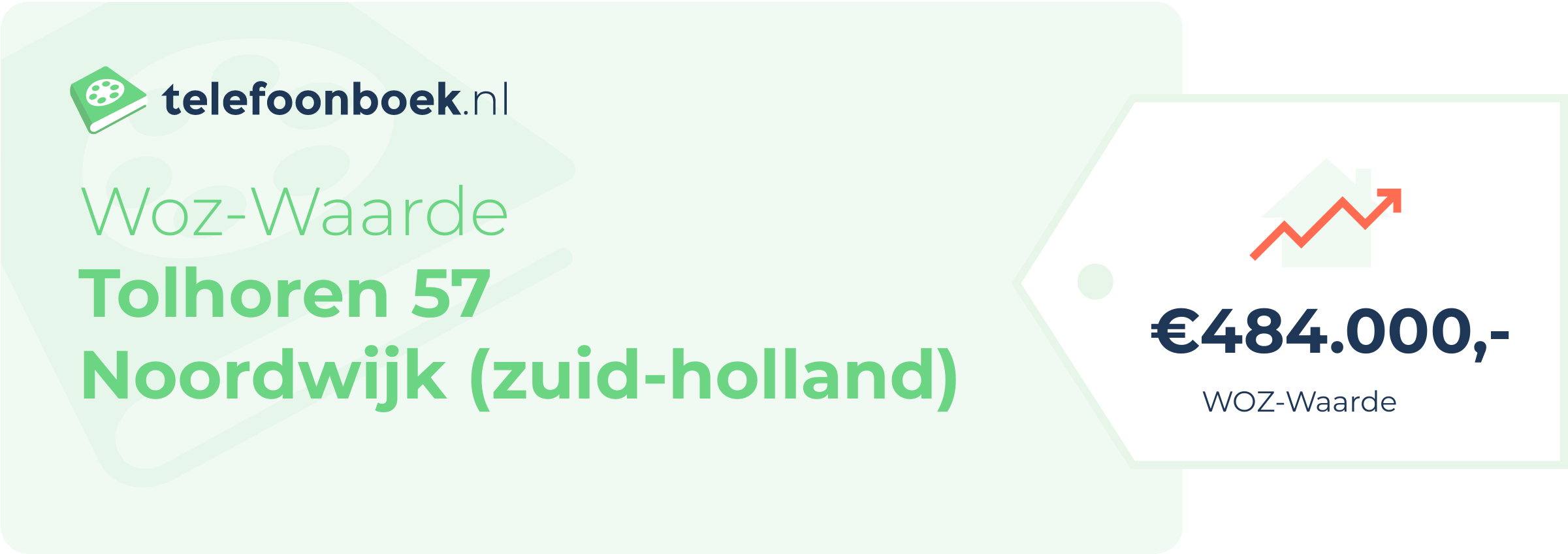 WOZ-waarde Tolhoren 57 Noordwijk (Zuid-Holland)