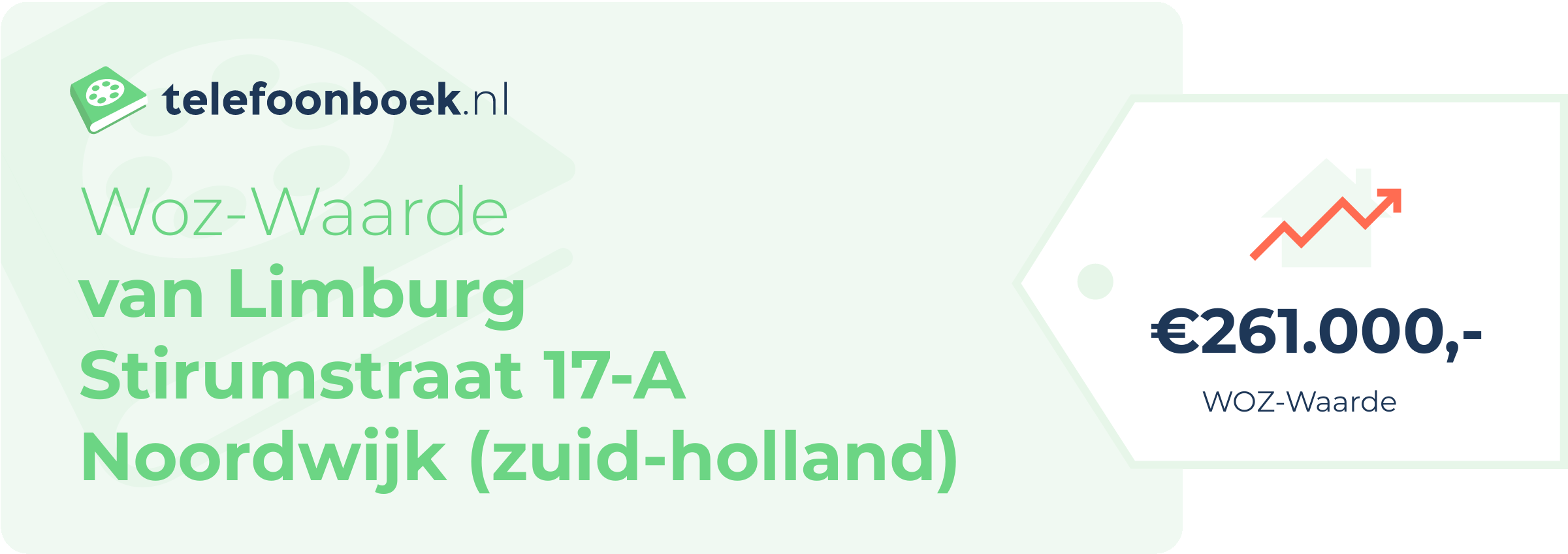WOZ-waarde Van Limburg Stirumstraat 17-A Noordwijk (Zuid-Holland)