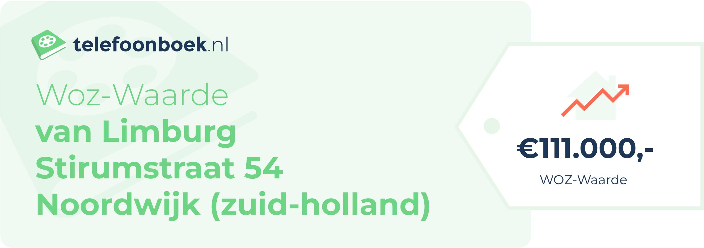 WOZ-waarde Van Limburg Stirumstraat 54 Noordwijk (Zuid-Holland)