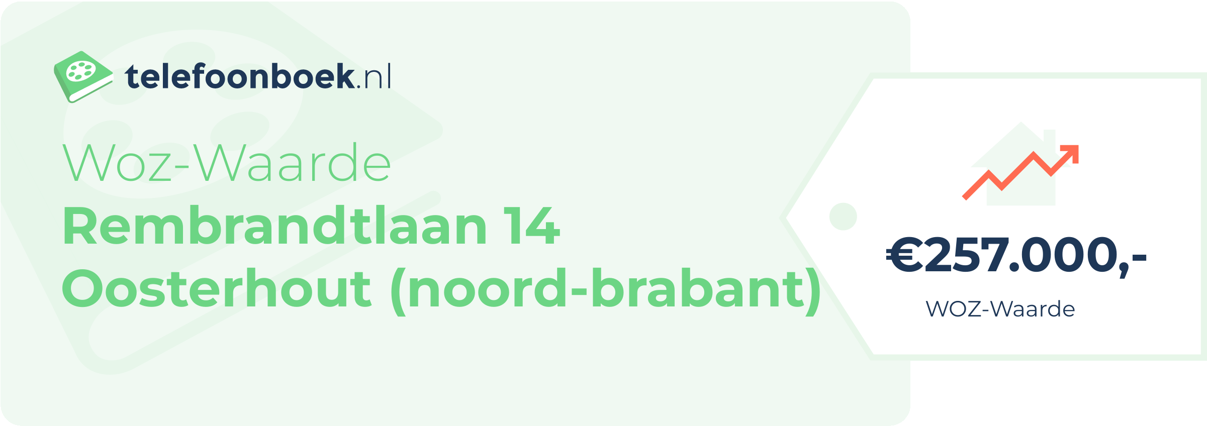 WOZ-waarde Rembrandtlaan 14 Oosterhout (Noord-Brabant)