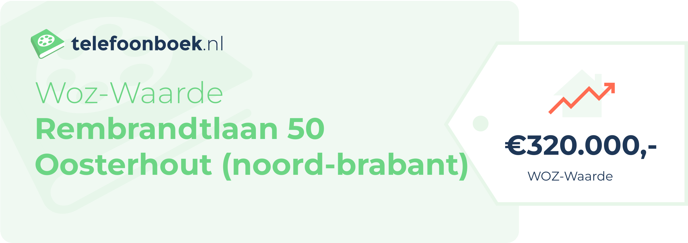WOZ-waarde Rembrandtlaan 50 Oosterhout (Noord-Brabant)