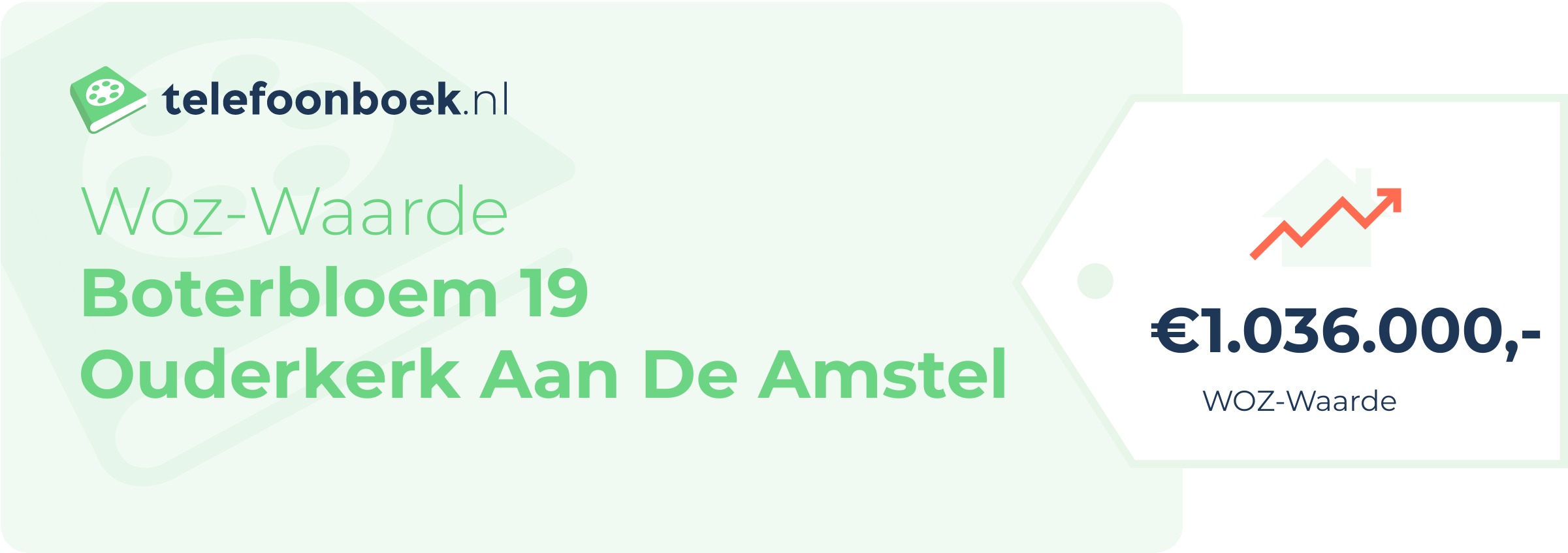 WOZ-waarde Boterbloem 19 Ouderkerk Aan De Amstel